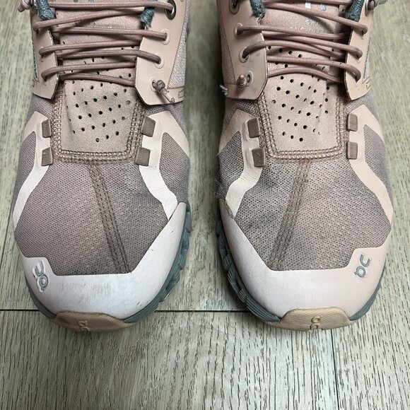 On Cloud 5 Waterproof Running Shoes Women's Sz 7.5 Rose Athletic Road Trainers - Picture 3 of 13